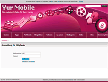 Tablet Screenshot of ch.yurmobile.com